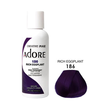 ADORE_Rich Eggplant 186 semi-permanent hair color_Cosmetic World